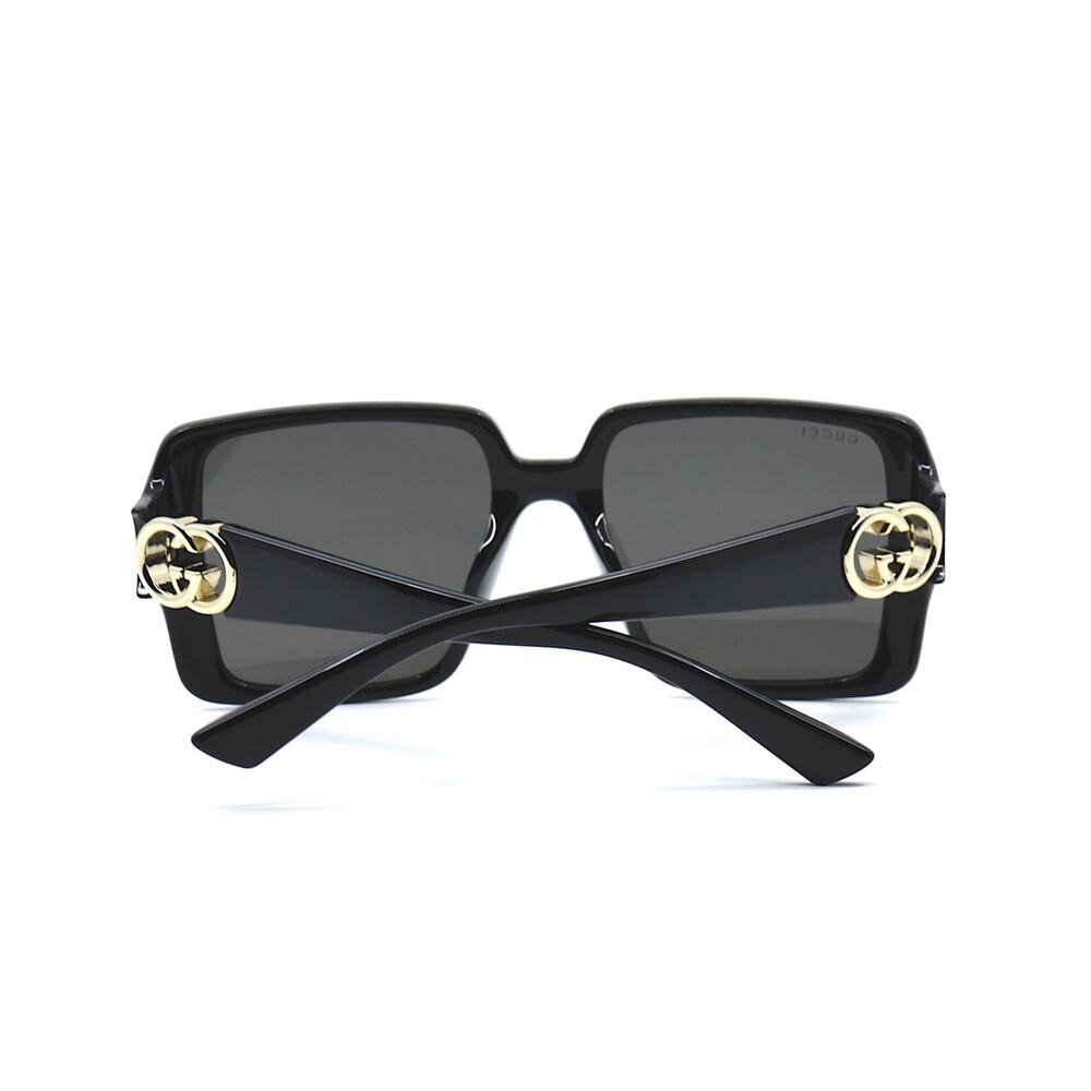 NEW Gucci GG1692SA 001 Black Frame Dark Grey Lenses 100% Authentic Sunglasses - Picture 9 of 14